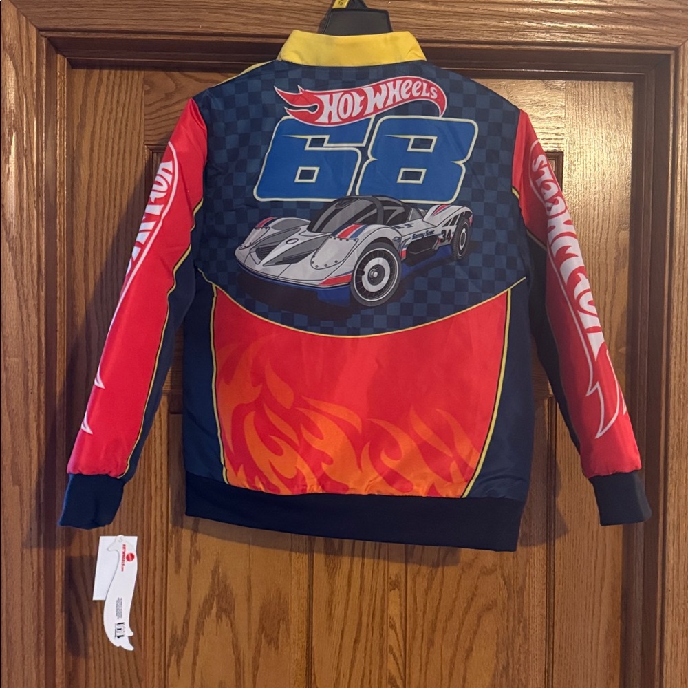 Hot Wheels Kids Racing Jacket - Red and Blue - Picture 3 of 4